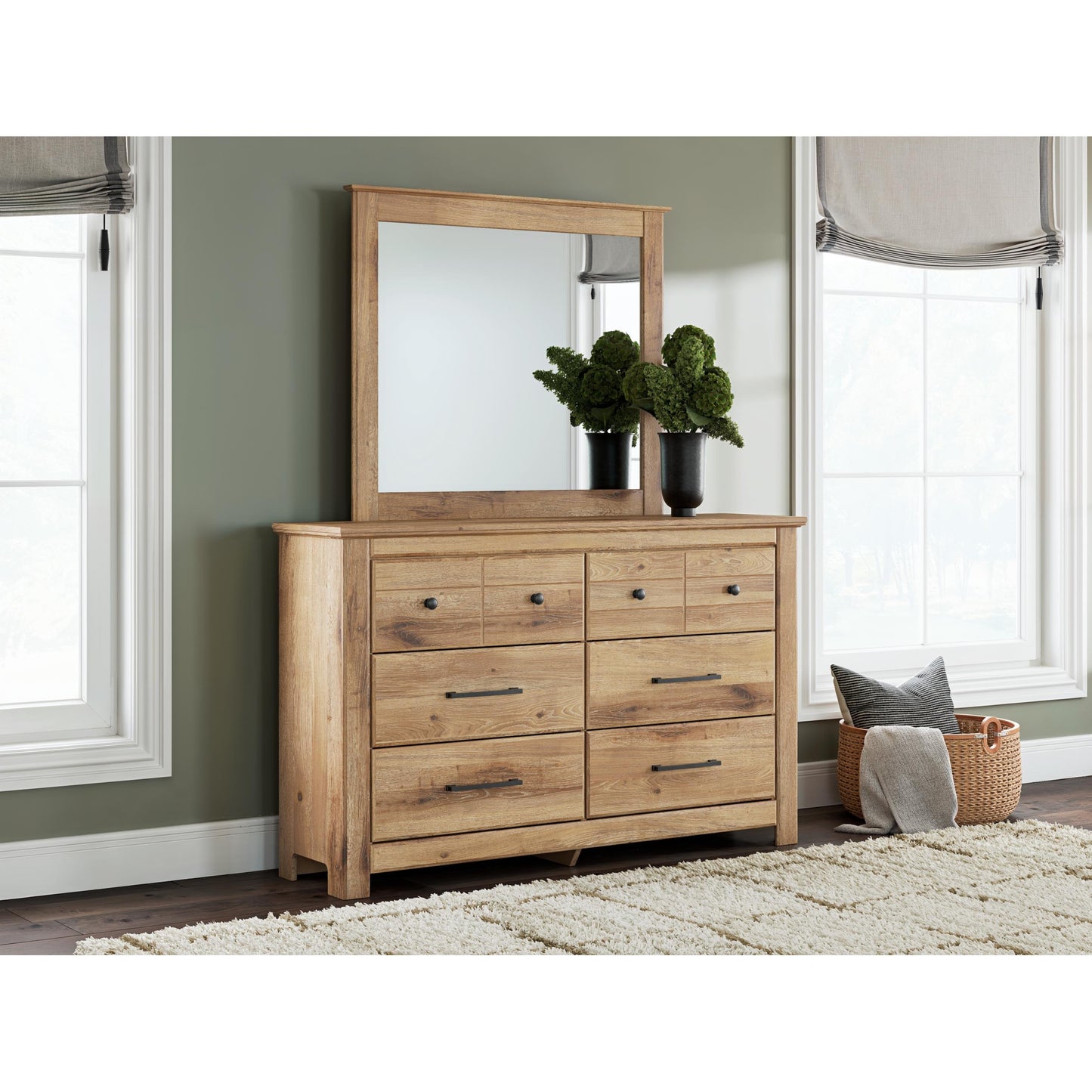  Signature Design by Ashley Makidern PCB1170B1 Dresser and Mirror IMAGE 2