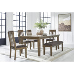  Signature Design by Ashley Urbinforte PCD592-00 Large Upholstered Dining Room Bench IMAGE 5