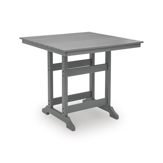  Signature Design by Ashley Sanctuary Beach PCP227-632 Square Counter Table with Umbrella Option IMAGE 1