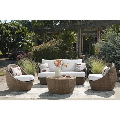  Signature Design by Ashley Double Point PCP503-070 Love/Swivel Chairs Set IMAGE 10