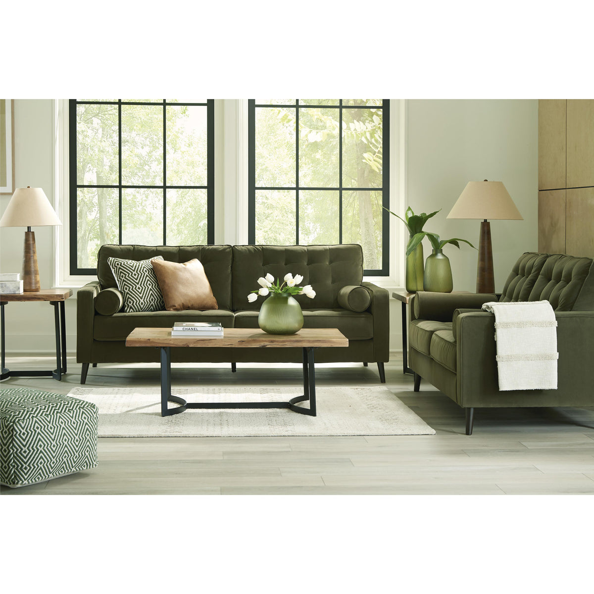  Ashley Reveon Lakes Stationary Fabric Sofa 2640438 IMAGE 8