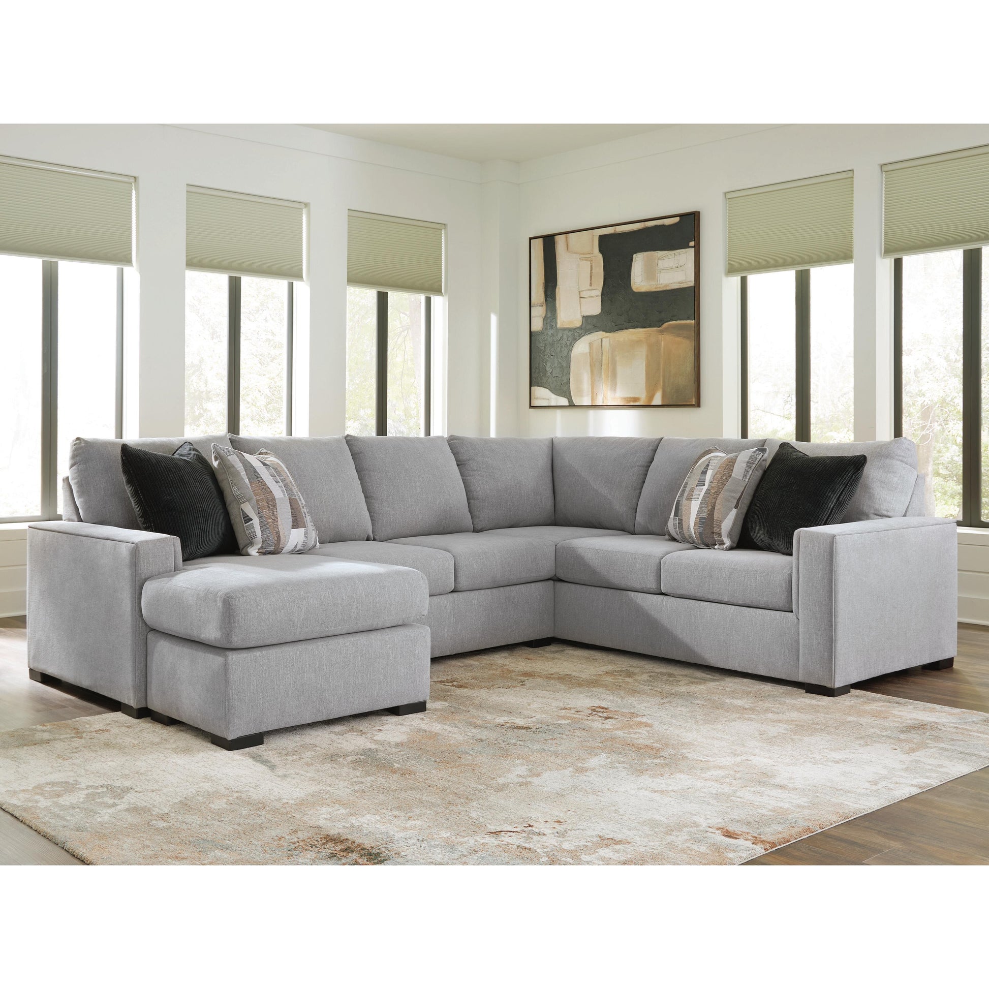  Benchcraft Lakepoint 2 pc Sectional 6680402/6680449 IMAGE 2