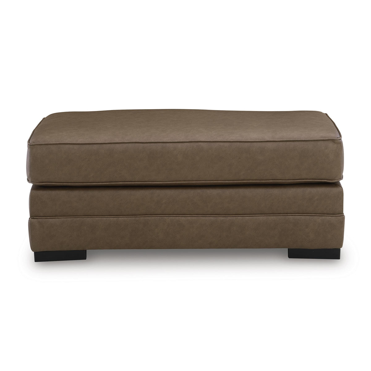  Benchcraft VillaCourt Leather Look Ottoman 7490914 IMAGE 2