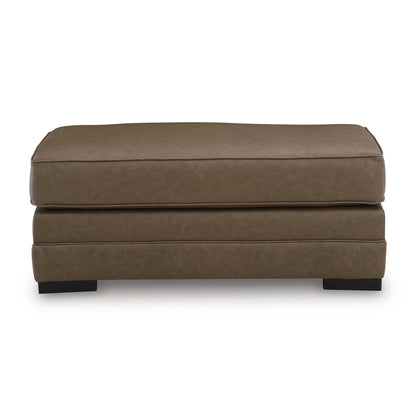 Benchcraft VillaCourt Leather Look Ottoman 7490914 IMAGE 2