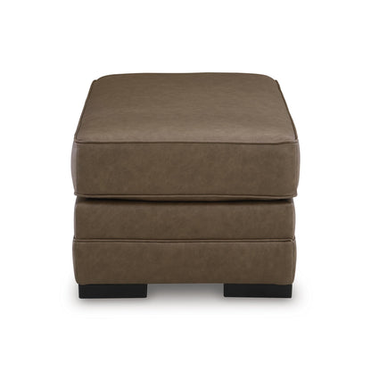  Benchcraft VillaCourt Leather Look Ottoman 7490914 IMAGE 3