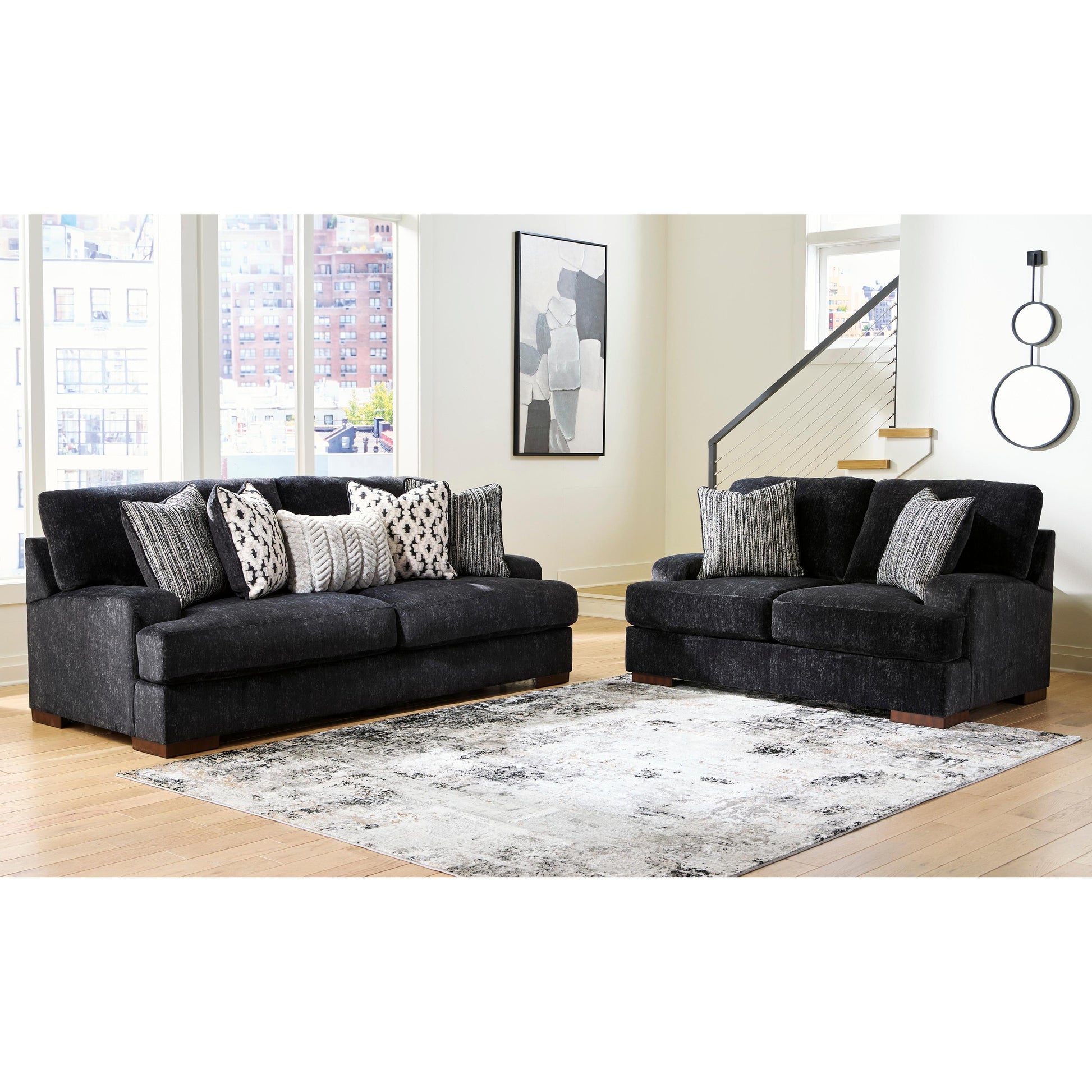  Benchcraft Whitmore Manor Stationary Fabric Loveseat 8040435 IMAGE 5