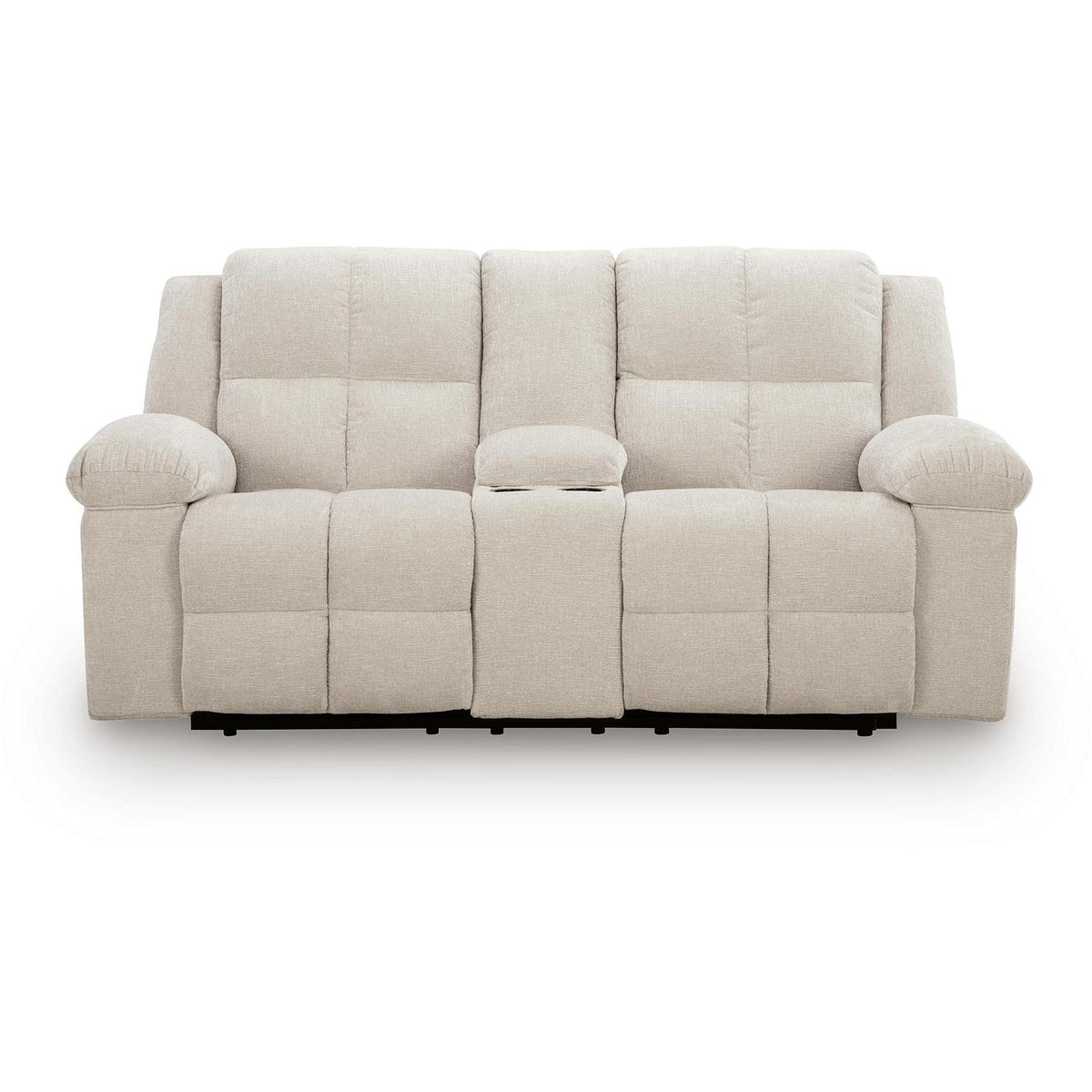  Benchcraft Orlen Reclining Fabric Loveseat with Console 8160294 IMAGE 4