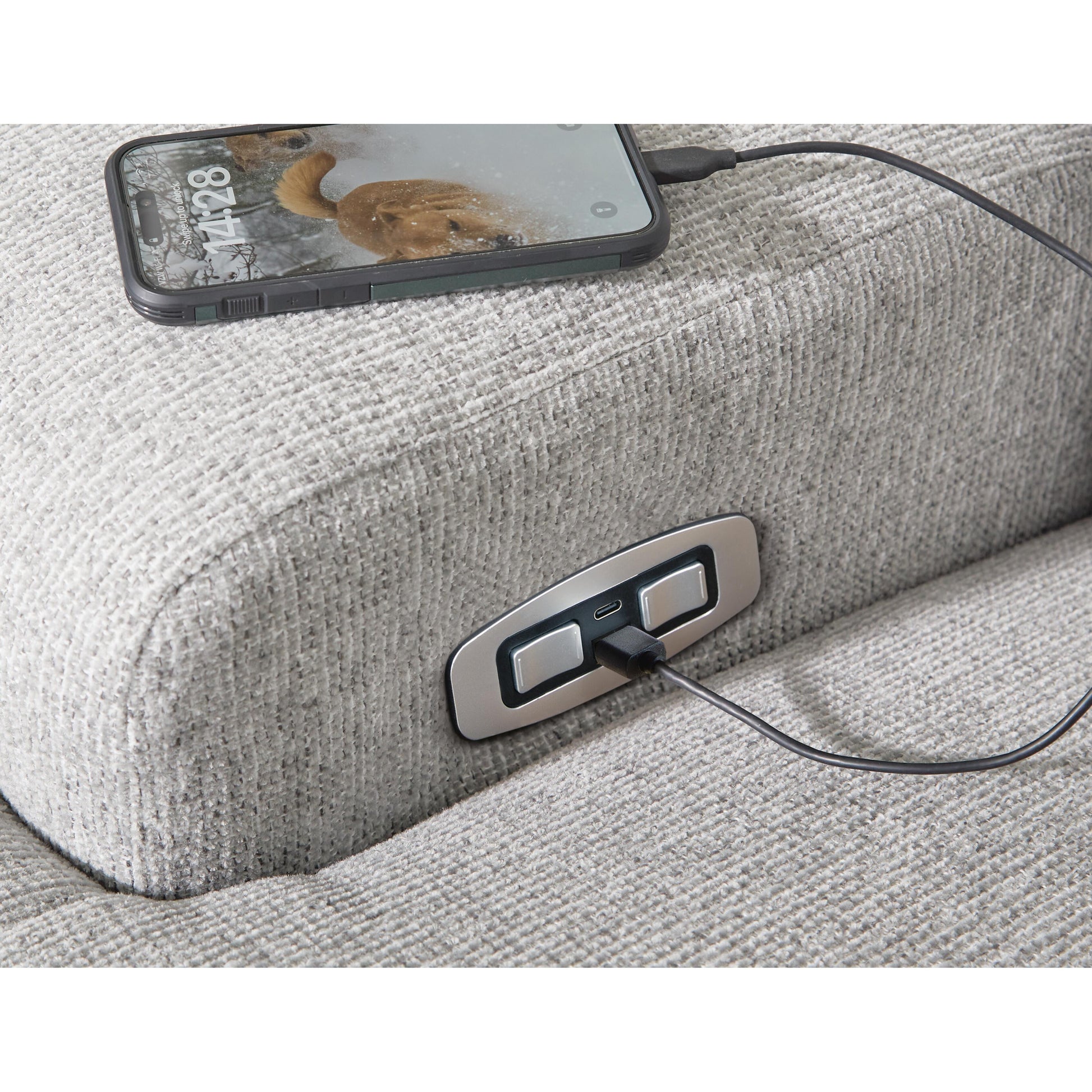  Signature Design by Ashley Acklen Place Power Reclining Fabric 5 pc Sectional 9360531/9360557/9360558/9360562/9360577 IMAGE 2