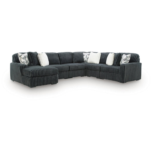  Signature Design by Ashley Midnight-Madness Fabric 6 pc Sectional 9810516/9810565/9810577/9810546/9810546/9810546 IMAGE 1