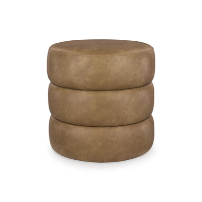  Signature Design by Ashley Ummi Leather Look Ottoman A3000791 IMAGE 1
