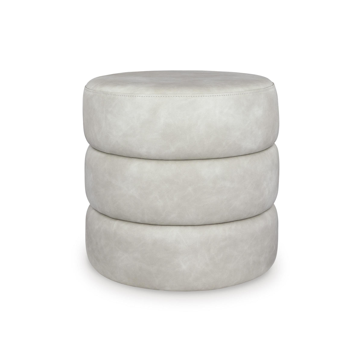  Signature Design by Ashley Ummi Leather Look Ottoman A3000792 IMAGE 1