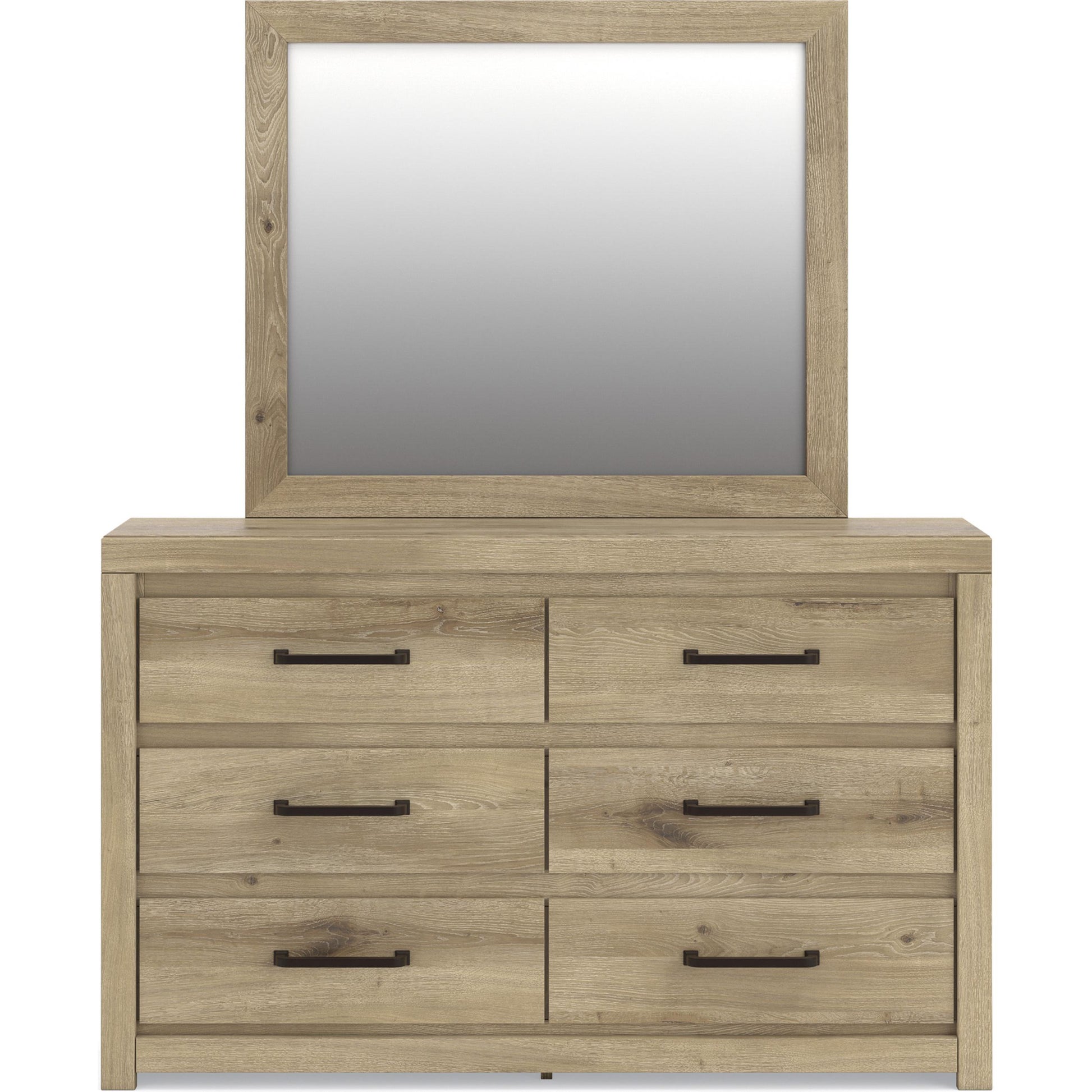  Benchcraft Brozmont Dresser with Mirror B1045-31/B1045-36 IMAGE 2