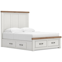  Signature Design by Ashley Savonport Queen Panel Bed with Storage B100-13/B4615-54S/B4615-57/B4615-60/B4615-60 IMAGE 1