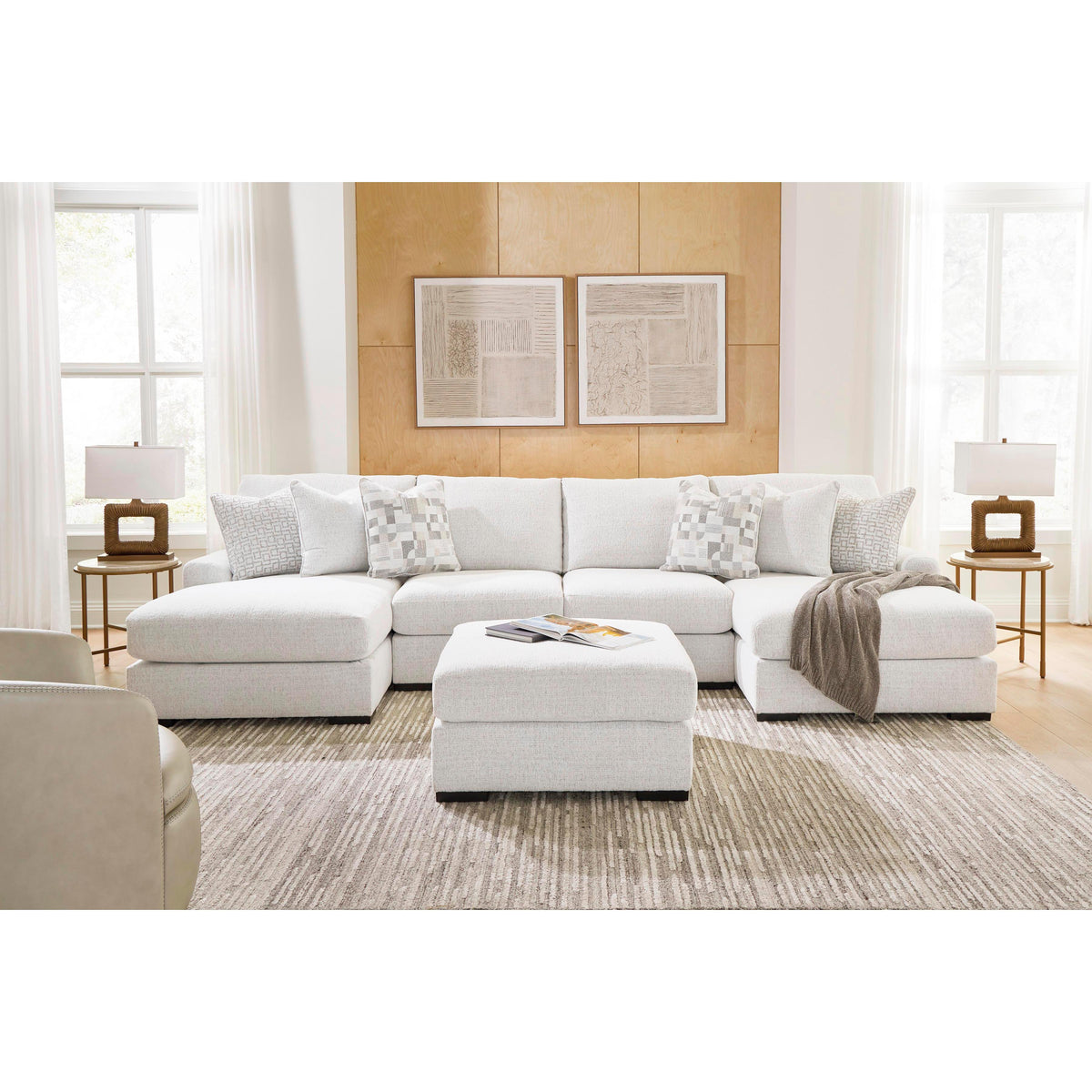  Signature Design by Ashley Misty-Lakes Fabric Ottoman PC6690608 IMAGE 4