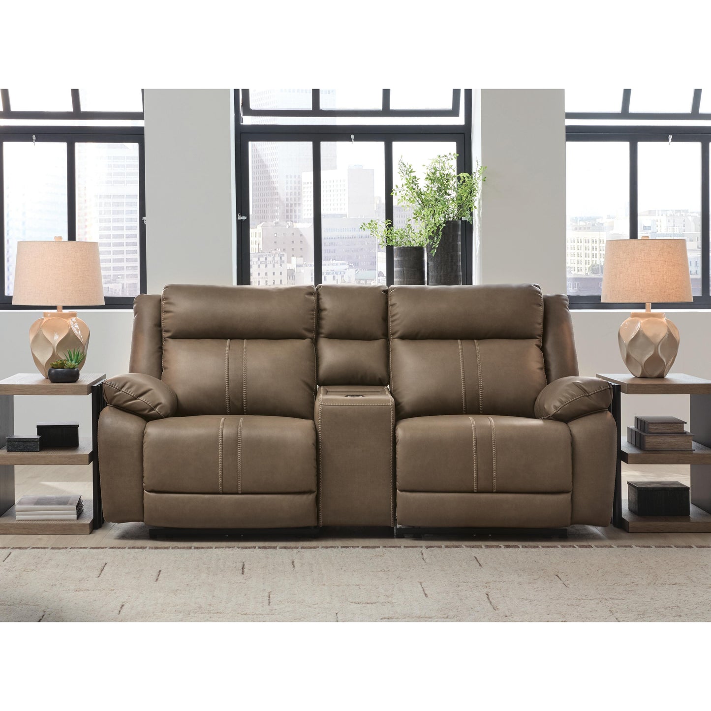  Signature Design by Ashley Max-Momentum Power Reclining Loveseat with Console PC8230558/PC8230560/PC8230562 IMAGE 3