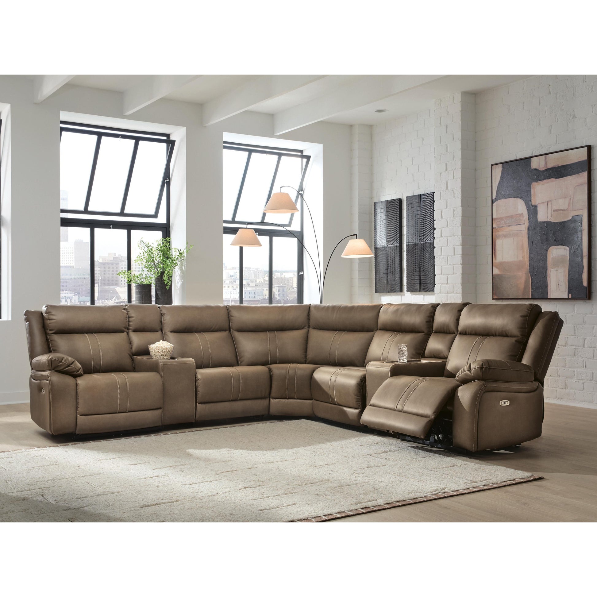 Signature Design by Ashley Max-Momentum Power Reclining 7 pc Sectional PC8230546/PC8230546/PC8230558/PC8230560/PC8230560/PC8230562/PC8230577 IMAGE 2