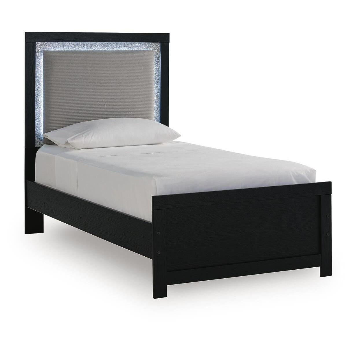  Signature Design by Ashley Maeling Twin Upholstered Panel Bed PCB1115-52/PCB1115-53/PCB1115-83 IMAGE 1