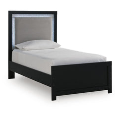  Signature Design by Ashley Maeling Twin Upholstered Panel Bed PCB1115-52/PCB1115-53/PCB1115-83 IMAGE 1