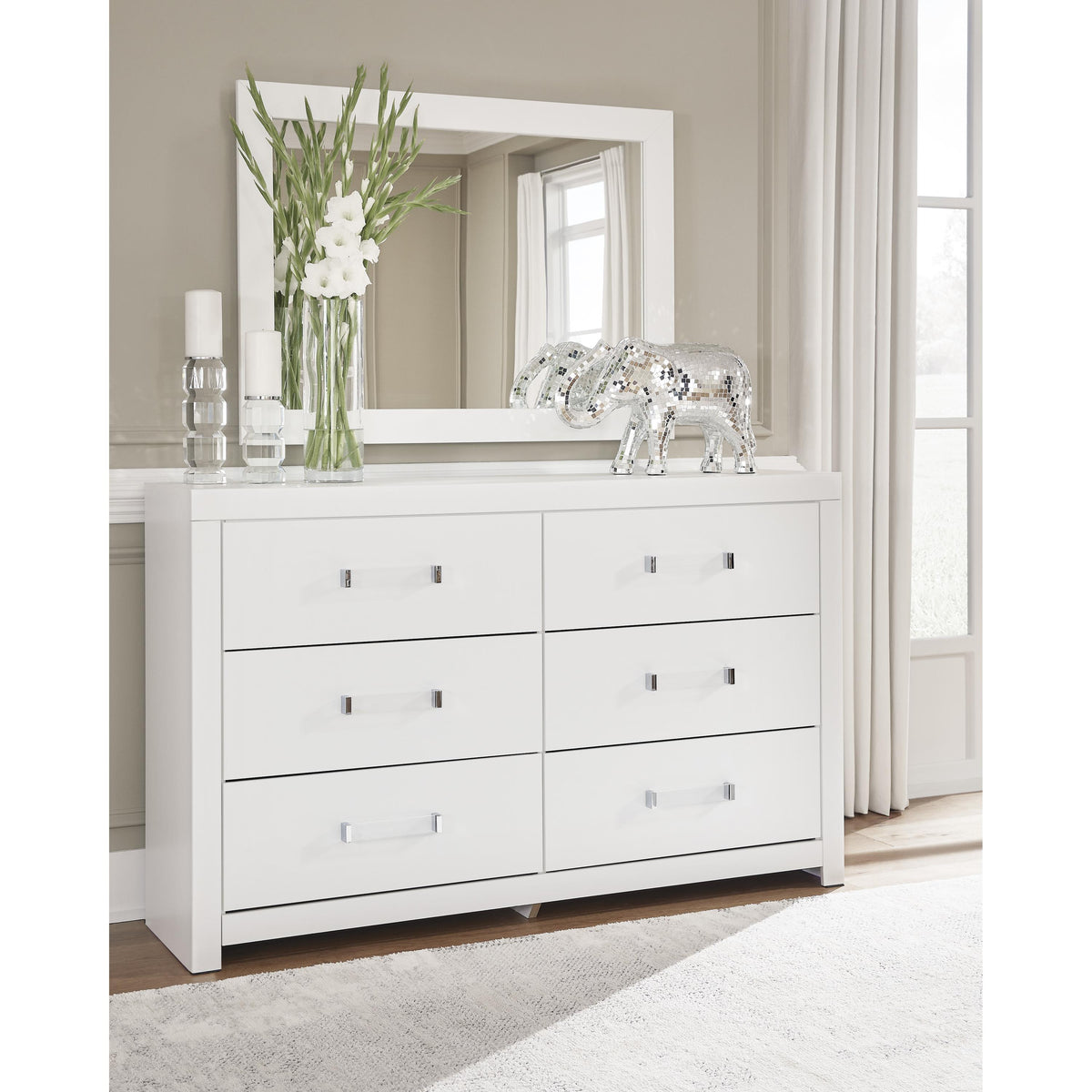  Signature Design by Ashley Maeling 6-Drawer Dresser with Mirror PCB1119-31/PCB1119-36 IMAGE 4