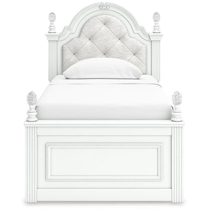  Signature Design by Ashley Kozlani Twin Upholstered Panel Bed with Storage B100-11/PCB1819-153/PCB1819-50/PCB1819-50/PCB1819-52 IMAGE 4