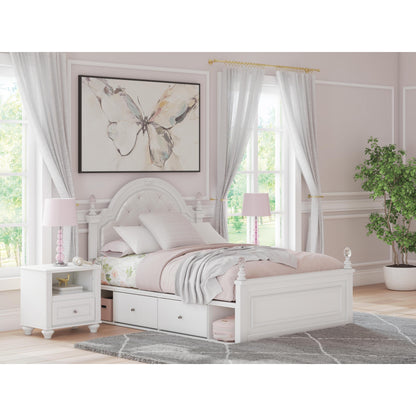  Signature Design by Ashley Kozlani Full Upholstered Panel Bed with Storage B100-12/PCB1819-187/PCB1819-50/PCB1819-50/PCB1819-84 IMAGE 2