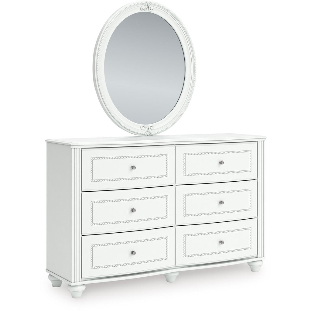 Signature Design by Ashley Kozlani 6-Drawer Dresser with Mirror PCB181 American Furniture of Slidell Signature Design by Ashley Kozlani 6-Drawer Dresser with Mirror PCB181 American Furniture of Slidell