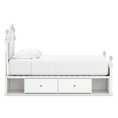  Signature Design by Ashley Kozlani Twin Upholstered Panel Bed with Storage PCB1819-153/PCB1819-52/PCB1819-150/B100-11 IMAGE 4