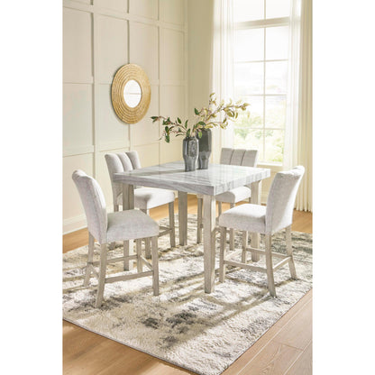  Signature Design by Ashley Square Larawyn Counter Height Dining Table PCD575-13 IMAGE 5