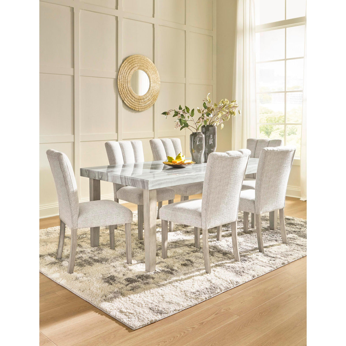  Signature Design by Ashley Larawyn Dining Table with Faux Marble Top PCD575-25 IMAGE 11