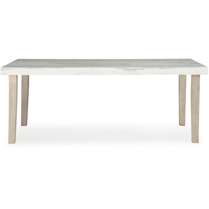  Signature Design by Ashley Larawyn Dining Table with Faux Marble Top PCD575-25 IMAGE 2