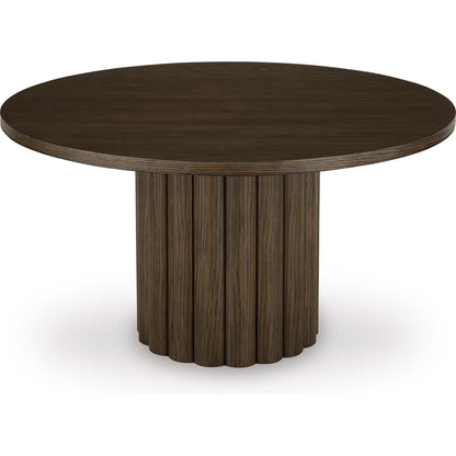  Signature Design by Ashley Round Radkin Dining Table with Pedestal Base PCD843-50 IMAGE 1