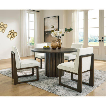 Signature Design by Ashley Round Radkin Dining Table with Pedestal Base PCD843-50 IMAGE 4