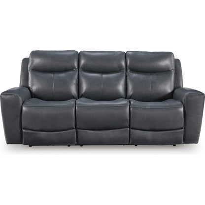  Signature Design by Ashley Bexhurst Power Reclining Leather Match Sofa PCU1210015 IMAGE 3