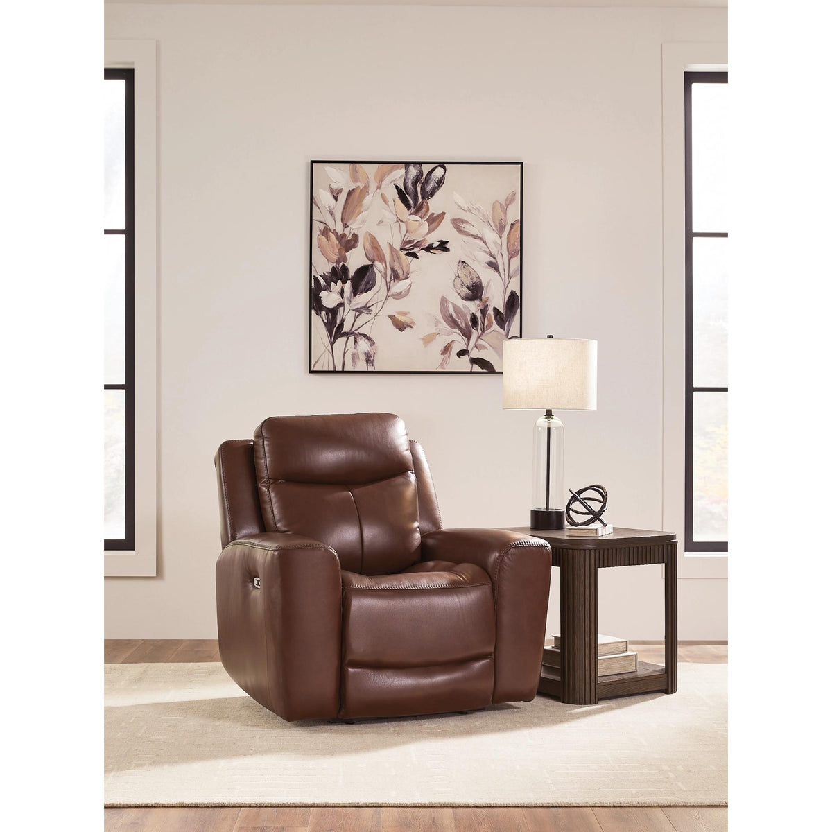 Signature Design by Ashley Bexhurst Power Leather Match Recliner PCU1210213 IMAGE 7