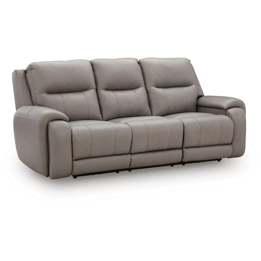  Signature Design by Ashley Real-Moments Power Reclining Sofa PCU1370015A IMAGE 1