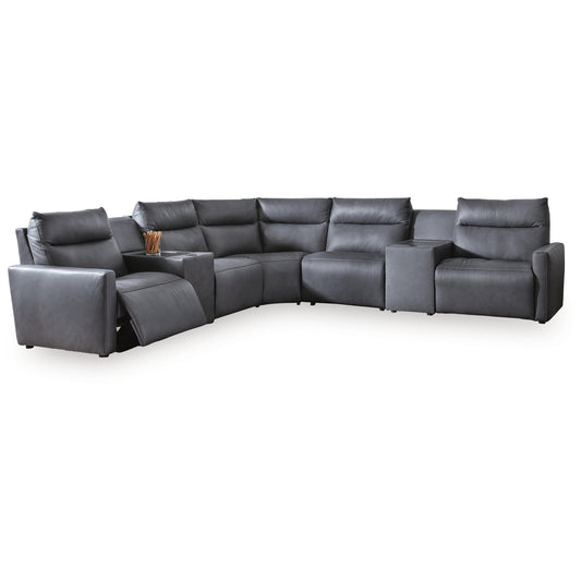 Benchcraft ModZ Power Reclining 7 pc Sectional U1400146/U1400146/U1400158/U1400160/U1400160/U1400162/U1400177 IMAGE 1