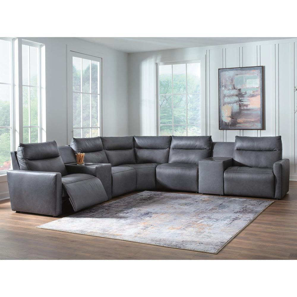  Benchcraft ModZ Power Reclining 7 pc Sectional U1400146/U1400146/U1400158/U1400160/U1400160/U1400162/U1400177 IMAGE 2