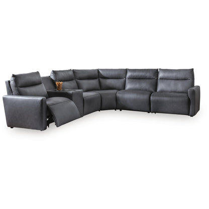  Benchcraft ModZ Power Reclining 6 pc Sectional U1400146/U1400146/U1400158/U1400160/U1400162/U1400177 IMAGE 1
