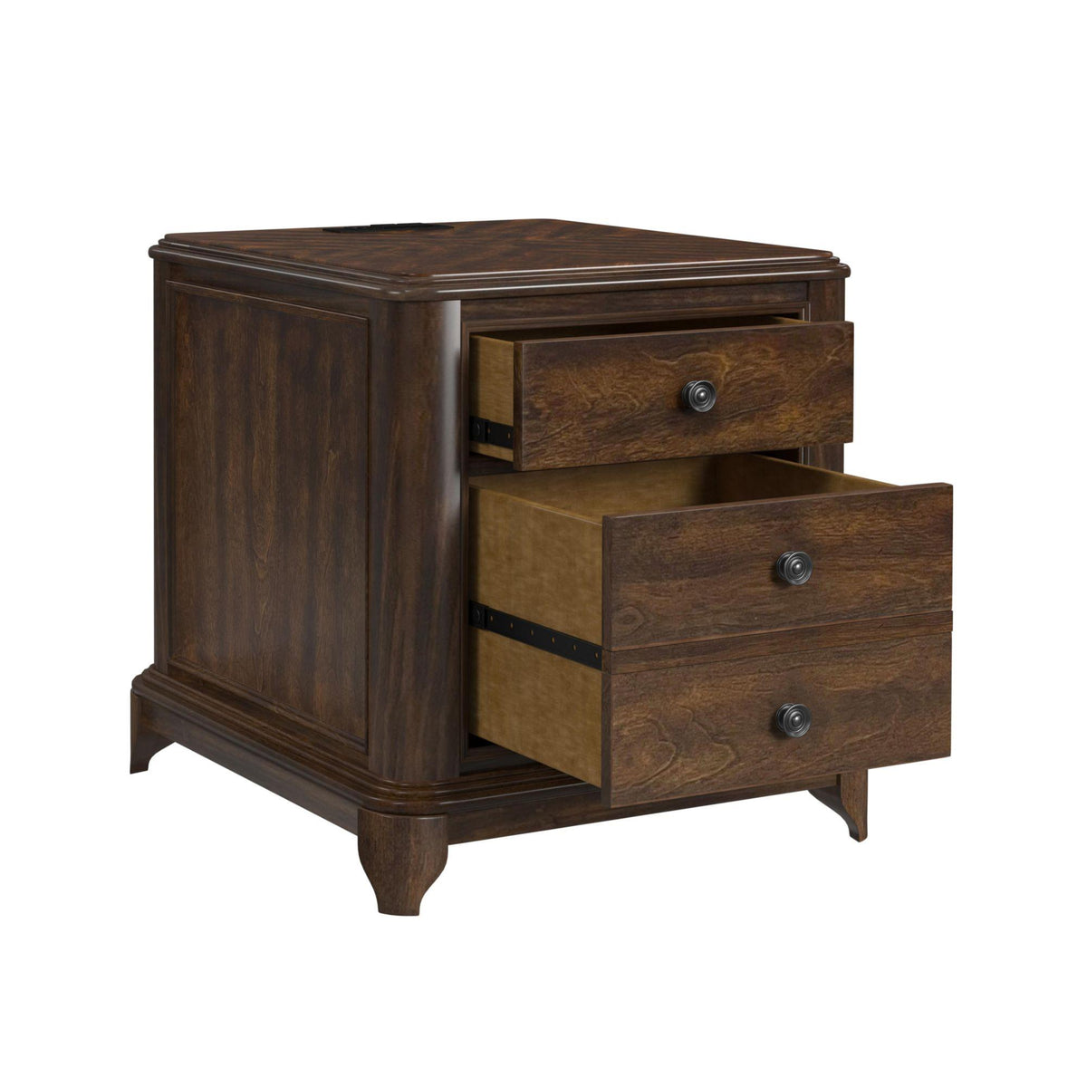  Elements International Phillipe T-5210-5-CB 2-Drawer Cabinet IMAGE 2
