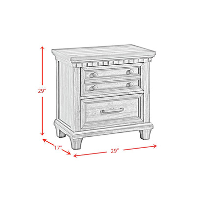  Elements International McCoy B-10530-5-NS 2-Drawer Nightstand IMAGE 12