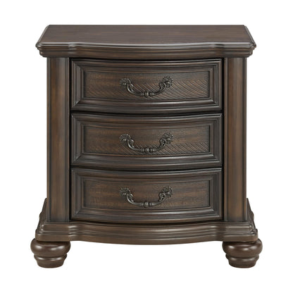  Elements International Brunswick B-13070-5-NS 2-Drawer Nightstand IMAGE 2
