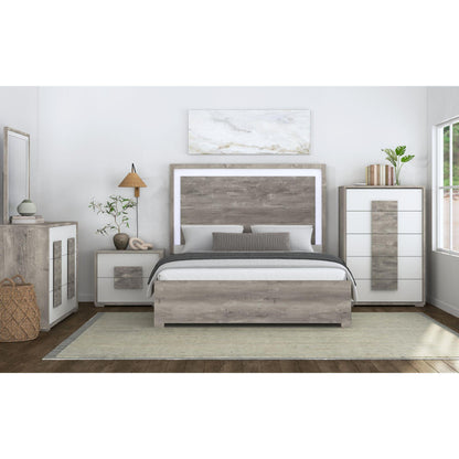  Elements International San Matteo B-16010-7-NS2 2-Drawer Nightstand IMAGE 3