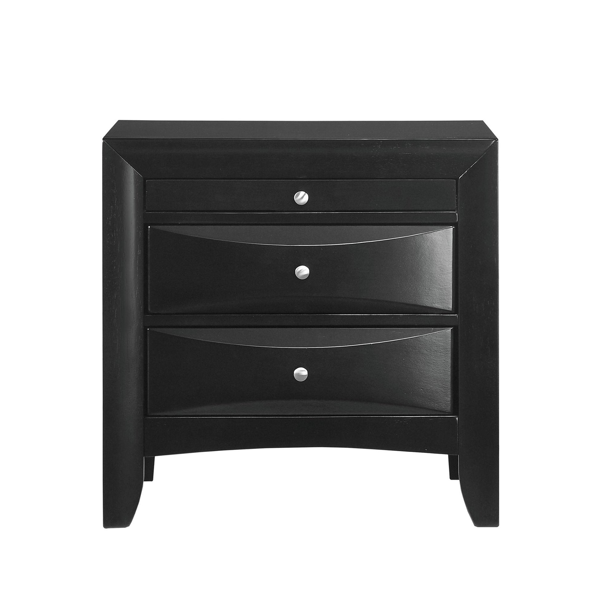  Elements International Emily EM800NS 3-Drawer Nightstand IMAGE 2
