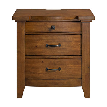  Elements International Gage B-15580-5-NS 3-Drawer Nightstand IMAGE 2