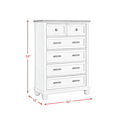  Elements International Farmington B-9890-7-CH 5-Drawer Chest IMAGE 12