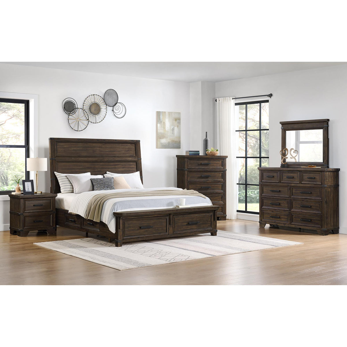  Elements International Colorado City B-13010-8-DR 9-Drawer Dresser IMAGE 3