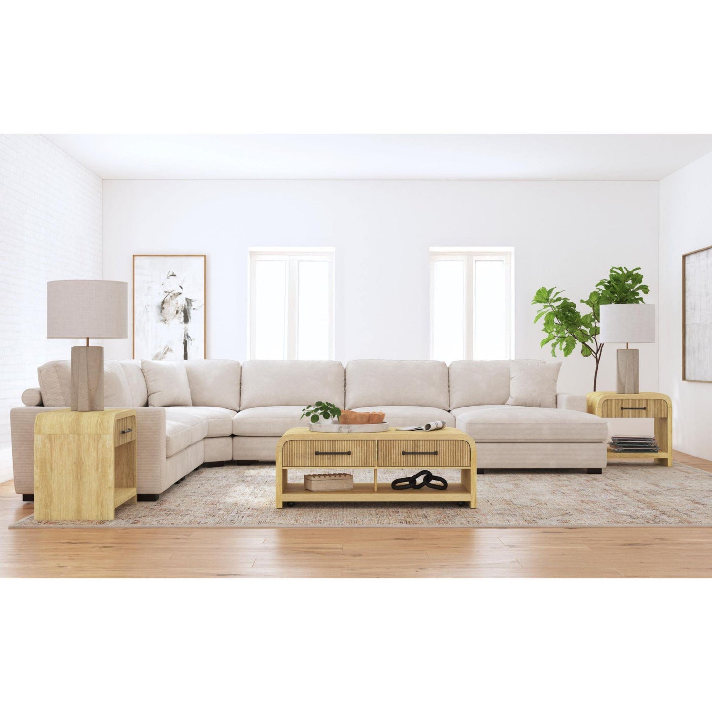 Elements International Ridgemont T-14440-6-CT Coffee Table IMAGE 4