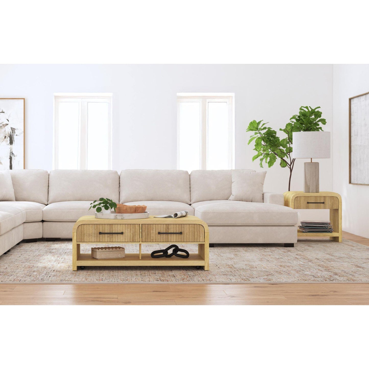  Elements International Ridgemont T-14440-6-CT Coffee Table IMAGE 5