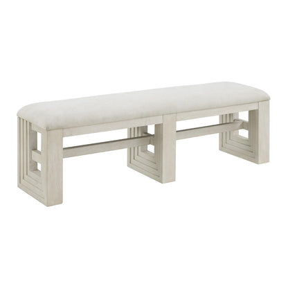  Elements International Avalanche D-11600-7-BN Dining Bench IMAGE 1