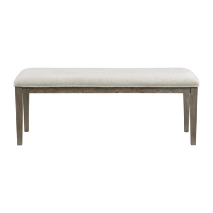  Elements International Versailles Contemporary D-3690-6-BN Dining Bench IMAGE 2